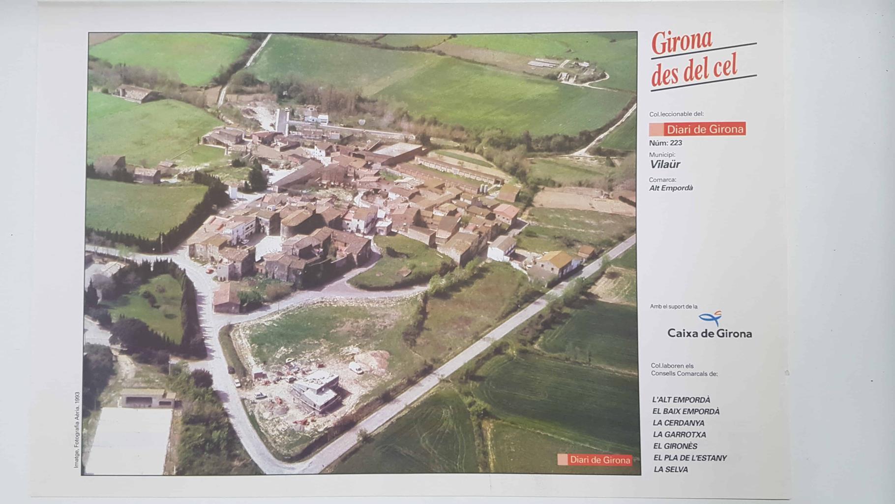 Lamina num 223 Girona des del cel: Municipi Vilaür (Comarca Alt Empordà - Girona)