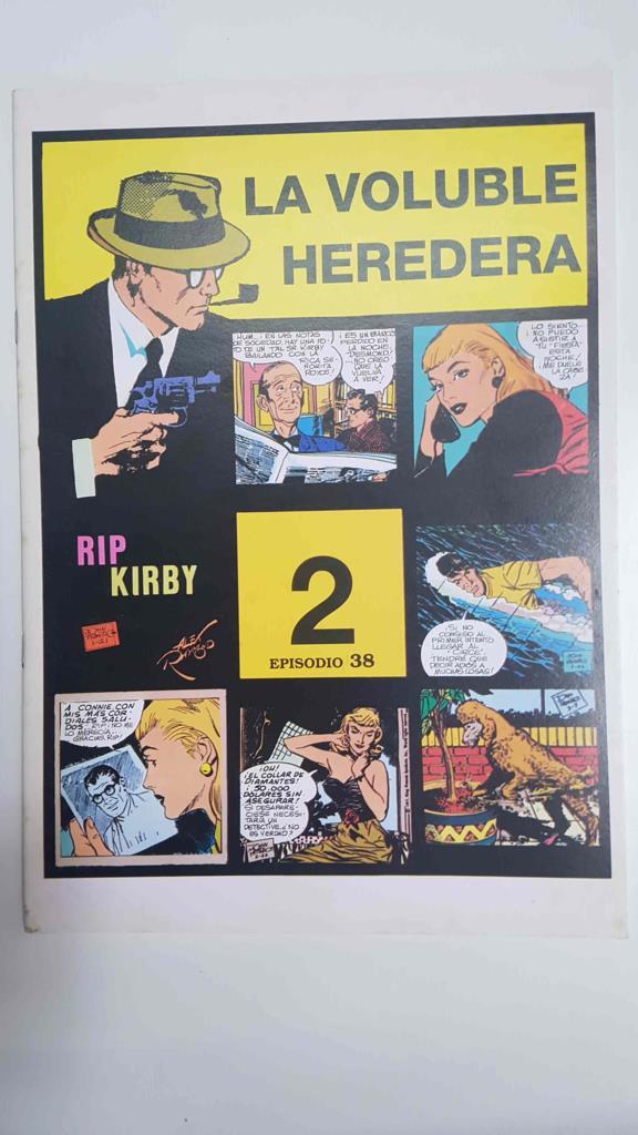 Rip Kirby 2/episodio 038 - La voluble heredera. Tiras diarias del 18/2/1957 al 25/5/1957