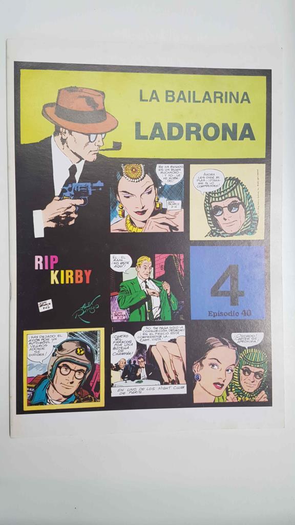 Rip Kirby 4/episodio 040 - La bailarina ladrona. Tiras diarias del 12/8/1957 al 7/12/1957