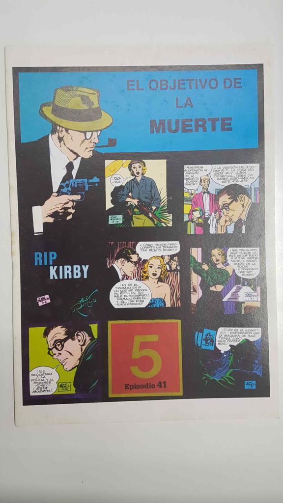 Rip Kirby 5/episodio 041 - El objetivo de la muerte. Tiras diarias del 9/12/1957 al 8/2/1958