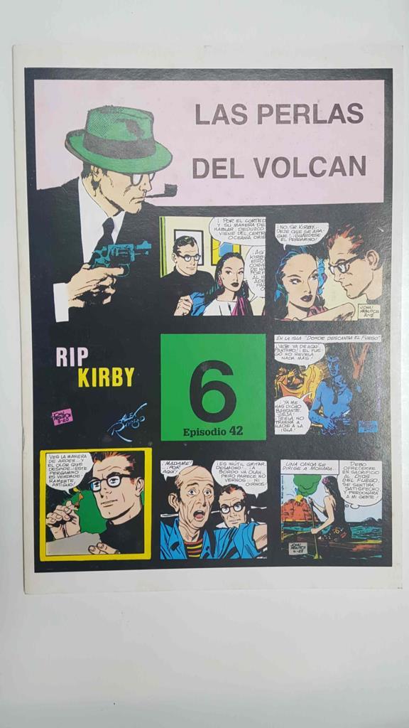 Rip Kirby 6/episodio 042 - Las perlas del volcan. Tiras diarias del 10/2/1958 al 14/6/1958