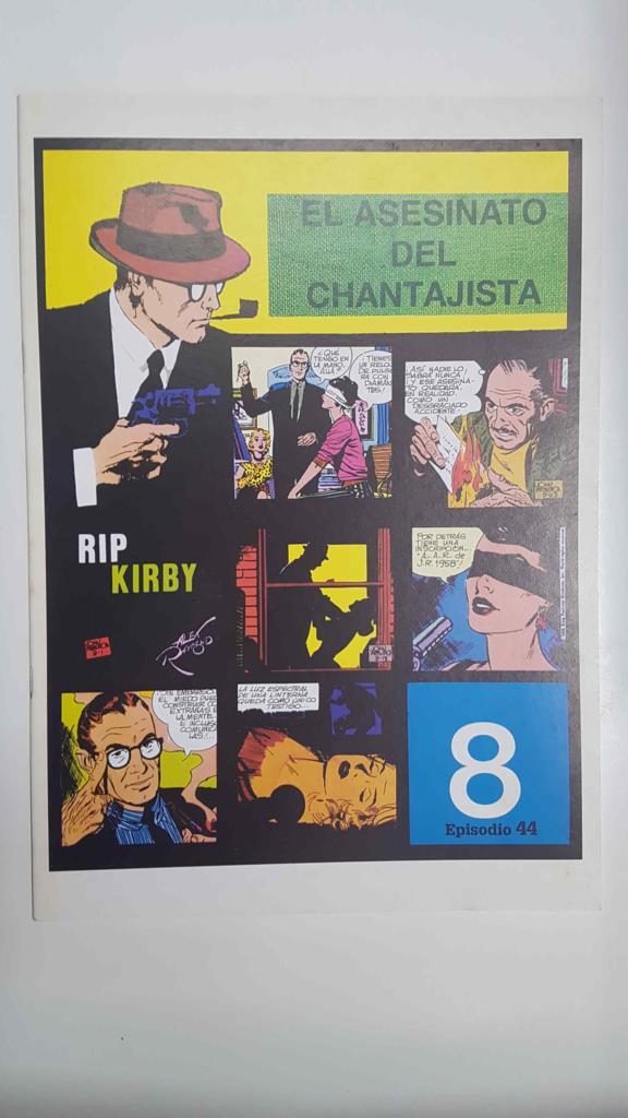 Rip Kirby 8/episodio 044 - El asesino del chantajista. Tiras diarias del 25/8/1958 al 1/11/1958