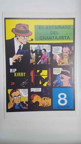 Rip Kirby 8/episodio 044 - El asesino del chantajista. Tiras diarias del 25/8/1958 al 1/11/1958