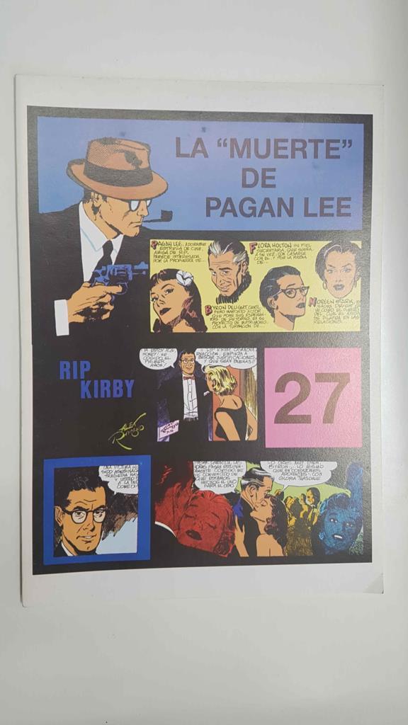 Rip Kirby episodio 027 - La muerte de Pagan Lee. Tiras diarias del 19/4/1954 al 10/7/1954