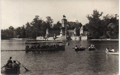 POSTAL PV01154: Madrid estanque de El Retiro