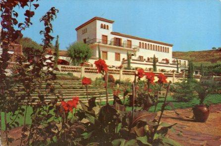 POSTAL PV01121: Vista exterior Hostal de la Maresma en Calella de la Costa