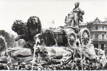 POSTAL PV01098: Fuente de Cibeles, Madrid