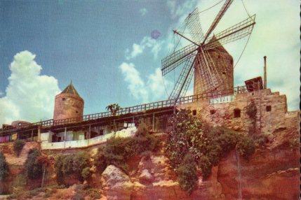 POSTAL PV01109: El Jonquet antiguos molinos en Palma de Mallorca