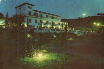 POSTAL PV01112: Hostal de la Maresma de noche en Calella de la Costa 