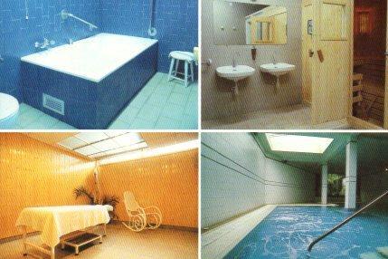 POSTAL PV01115: Hotel Balneario de Cestona sauna sala de masaje