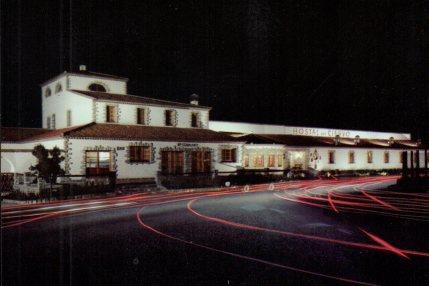 POSTAL PV01116: Hotel del Ciervo de noche en Los Monegros