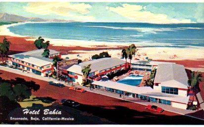 POSTAL PV01165: Hotel Bahia, Ensenada Baja California