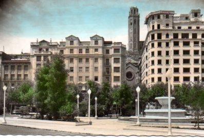 POSTAL PV01167: Plaza del Gobierno Civil en Lerida