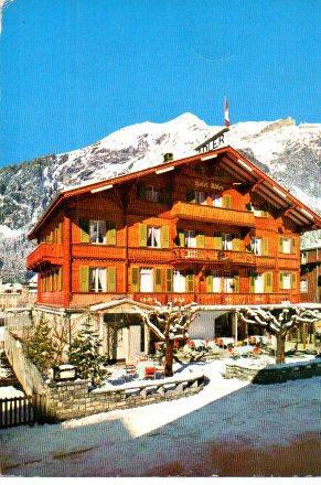 POSTAL PV00990: Hotel Adler en Kanddersteg