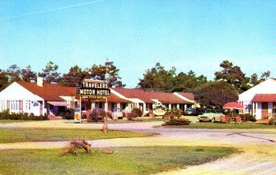 POSTAL PV01003: Travellers Motor Hotel, Myrtle Beach