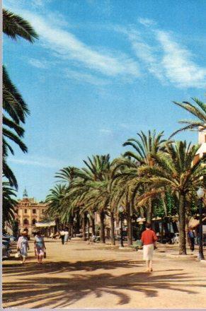 POSTAL PV00981: Vista parcial del Paseo del Mar en Lloret de Mar