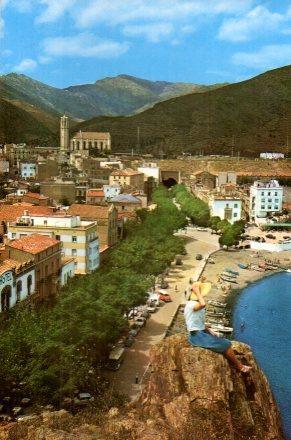POSTAL PV00972: Vista y Paseo General Goded en Portbou