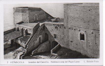 POSTAL PV01068: Habitaciones del Papa Luna en el Castillo de Peñiscola