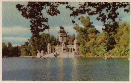 POSTAL PV01070: Estanque del Retiro, Madrid