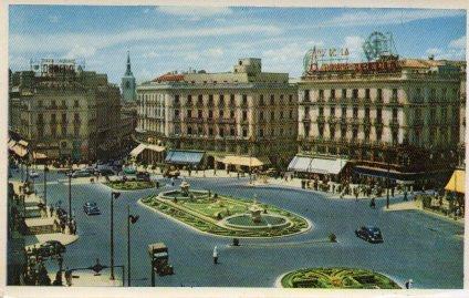 POSTAL PV01055: Vista panoramica Puerta del Sol, Madrid