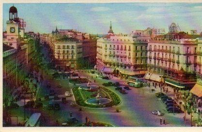 POSTAL PV01054: Puerta del Sol, Madrid