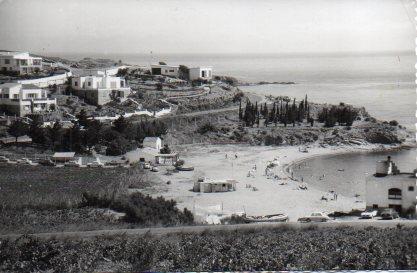 POSTAL PV01050: Playa de Cala Grifeu  en Port de Llansa