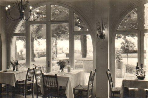 POSTAL PV01227: Hotel Mas Bado comedor en S. Quirico Safaja