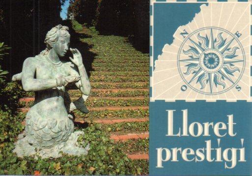 POSTAL PV01400: Jardines de Santa Clotilde en Lloret de Mar