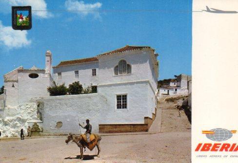 POSTAL PV01406: Publicidad Iberia Plaza del Hospital en Malaga