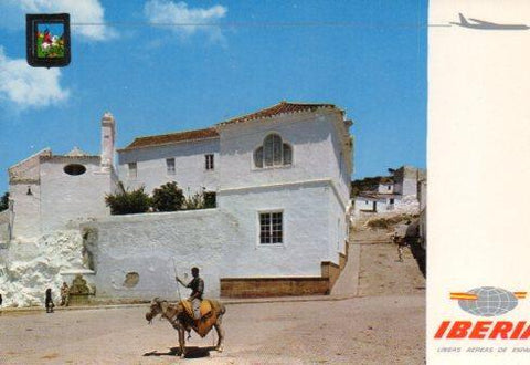 POSTAL PV01406: Publicidad Iberia Plaza del Hospital en Malaga