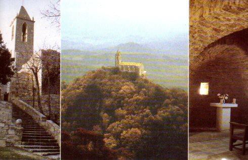 POSTAL PV01373: Santuari Mare de Deu d'Argimon publicitat Museu Trias