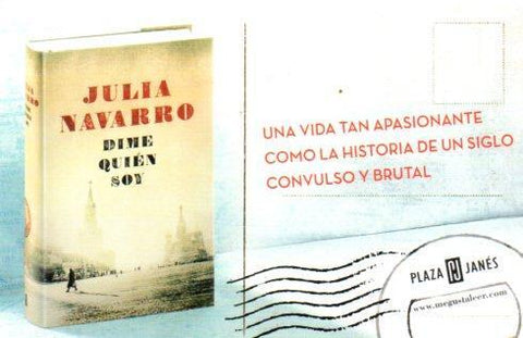 POSTAL PV01374: Publicidad Dime quien soy por Julia Navarro