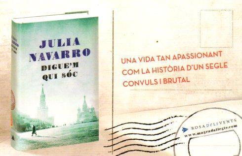 POSTAL PV01375: Publicidad Digue'm qui soc por Julia Navarro