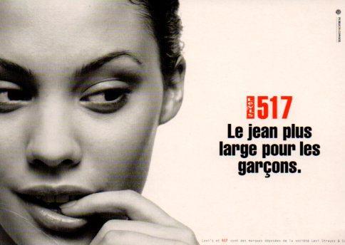 POSTAL PV01384: Publicidad Levi's 517