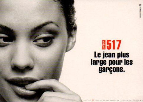POSTAL PV01384: Publicidad Levi's 517