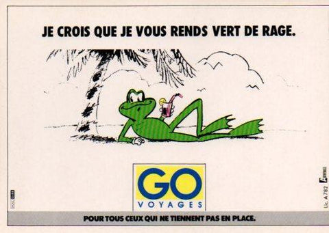POSTAL PV01392: Publicidad Go Voyages