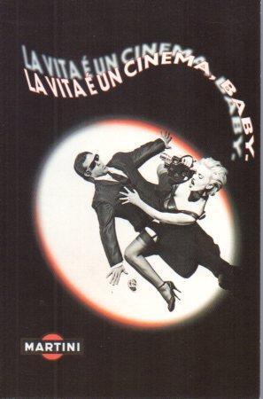 POSTAL PV01432: Publicidad Martini La vita e un cinema