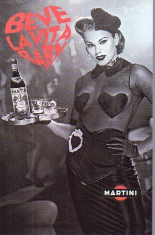 POSTAL PV01434: Publicidad Martini Beve la vita baby