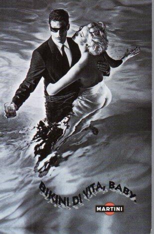 POSTAL PV01435: Publicidad Martini Bikini di vita babu