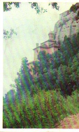 POSTAL PV01266: Santa Cueva en Montserrat