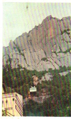 POSTAL PV01268: Aereo a San Jeronimo en montañas de Montserrat