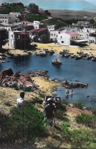 POSTAL PV01274: Playa de Port de Llansa detalle