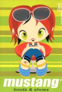 POSTAL PV01291: Publicidad Mustang boots & shoes