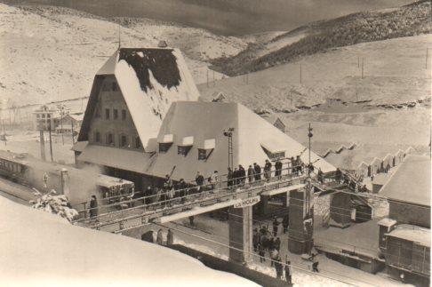 POSTAL PV01229: Estacion del Ferrocarril de La Molina
