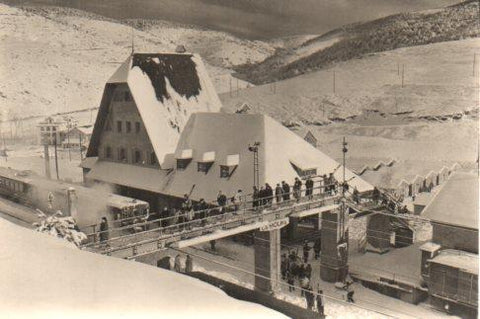 POSTAL PV01229: Estacion del Ferrocarril de La Molina