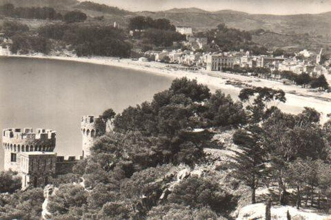 POSTAL PV01232: Vista parcial Castillo de Lloret de Mar