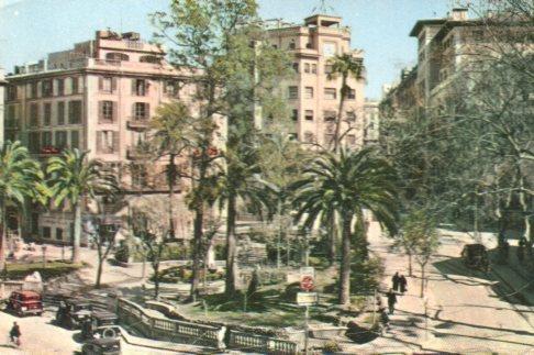 POSTAL PV01233: Jardin de la Reina en Palma de Mallorca