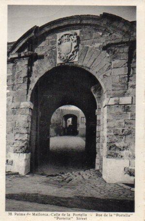POSTAL PV01258: Calle de la Portella, Palma de Mallorca