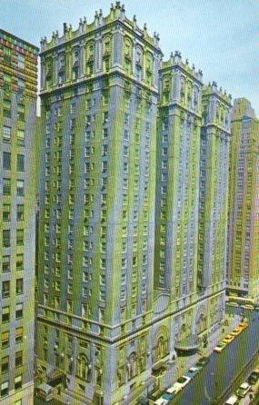 POSTAL PV01254: Manger Vanderbilt Hotel en Nueva York