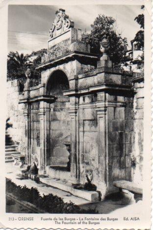 POSTAL PV01251: Fuente de Las Burgas en Orense